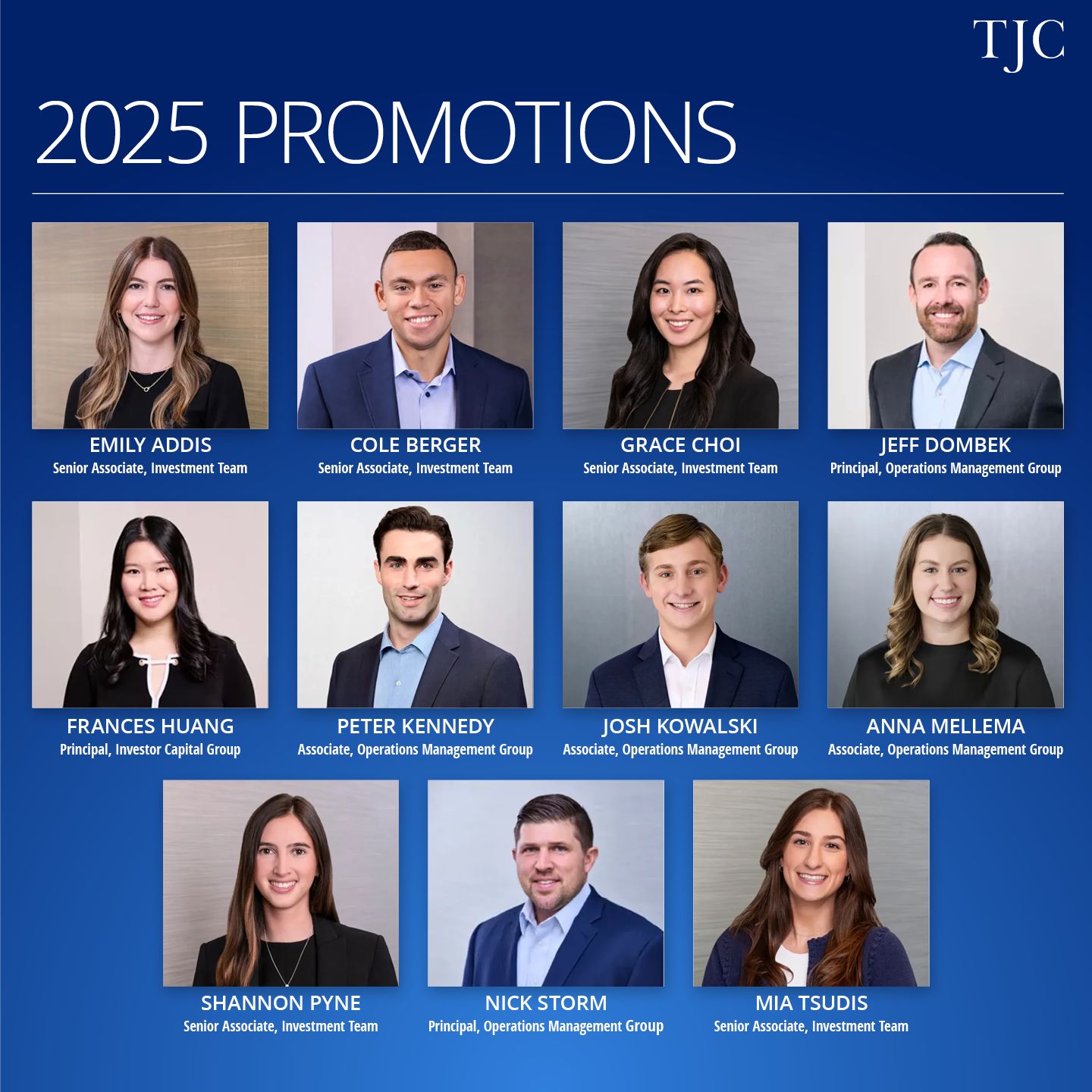 TJC 2025 Promotions